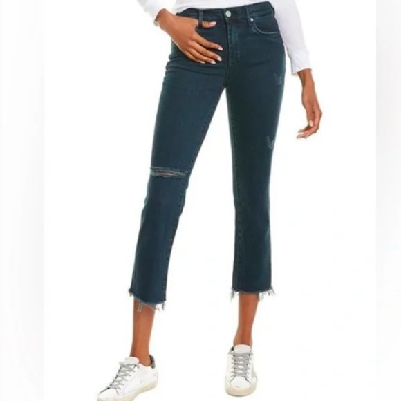 NWT Blank NYC The Madison High Rise Cropped Jeans - Picture 1 of 7